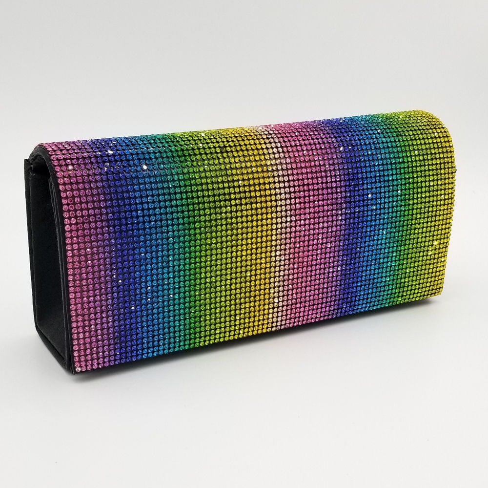 Rainbow Cystal Clutch Bag - Picture 3 of 3